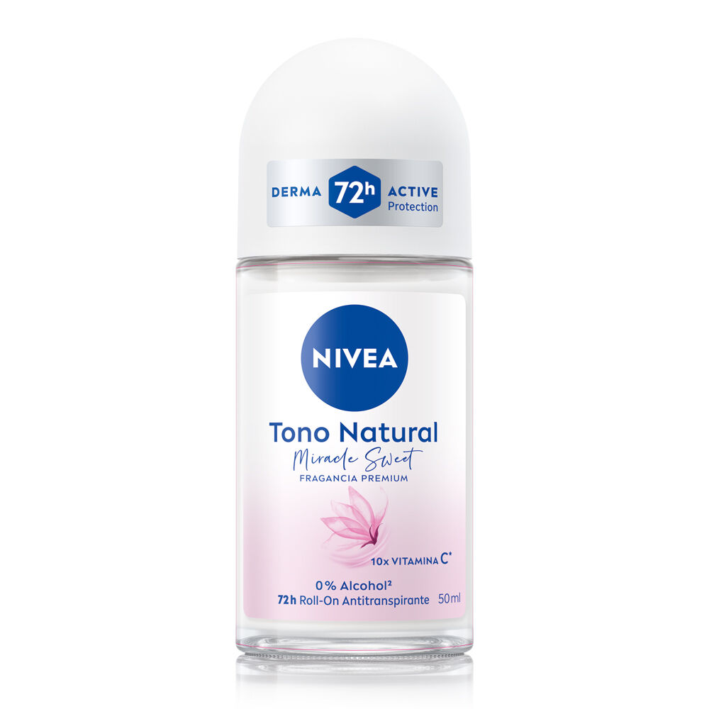 Desodorante Nivea Tono Natural Miracle Sweet Frasco X 50Ml Roll-On